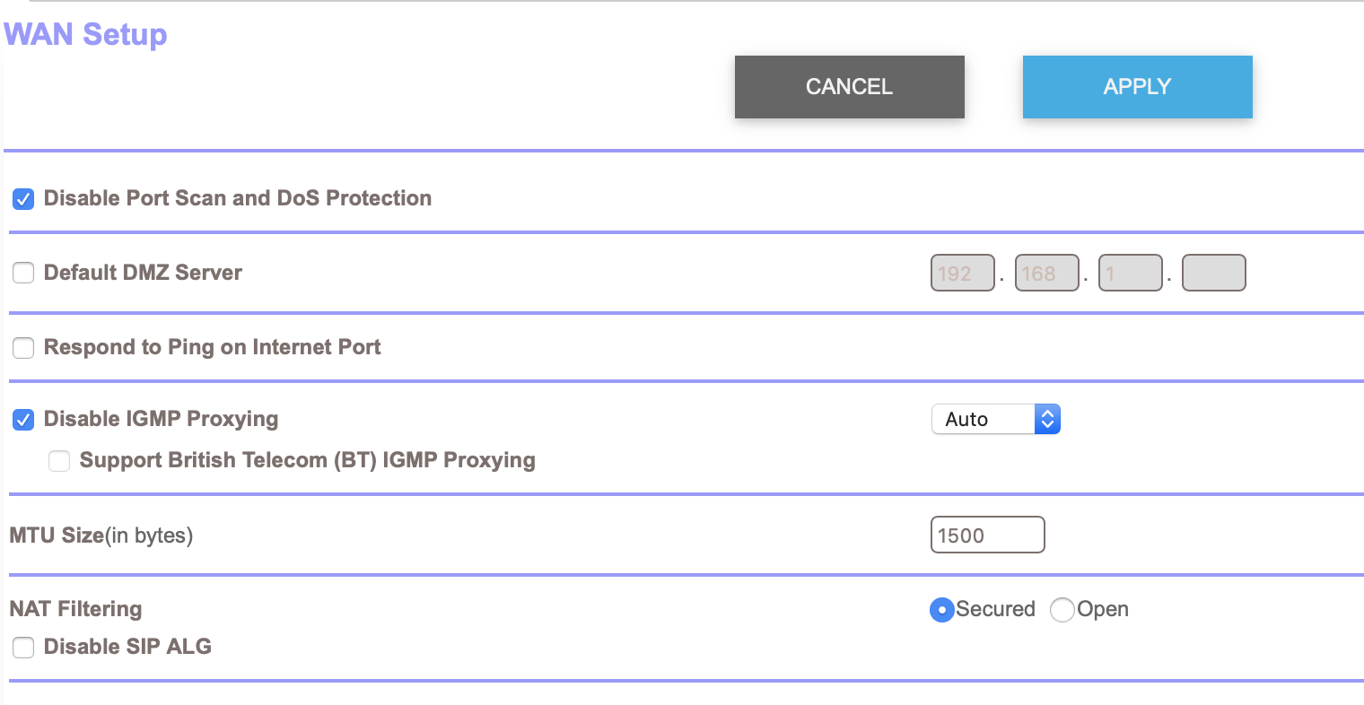 Repeated DOS attacks causing dropped connections - NETGEAR Communities