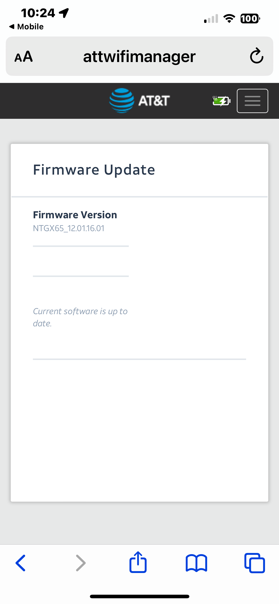 Nighthawk m6 pro(MR 6500) keeps restarting (stuck Page 3