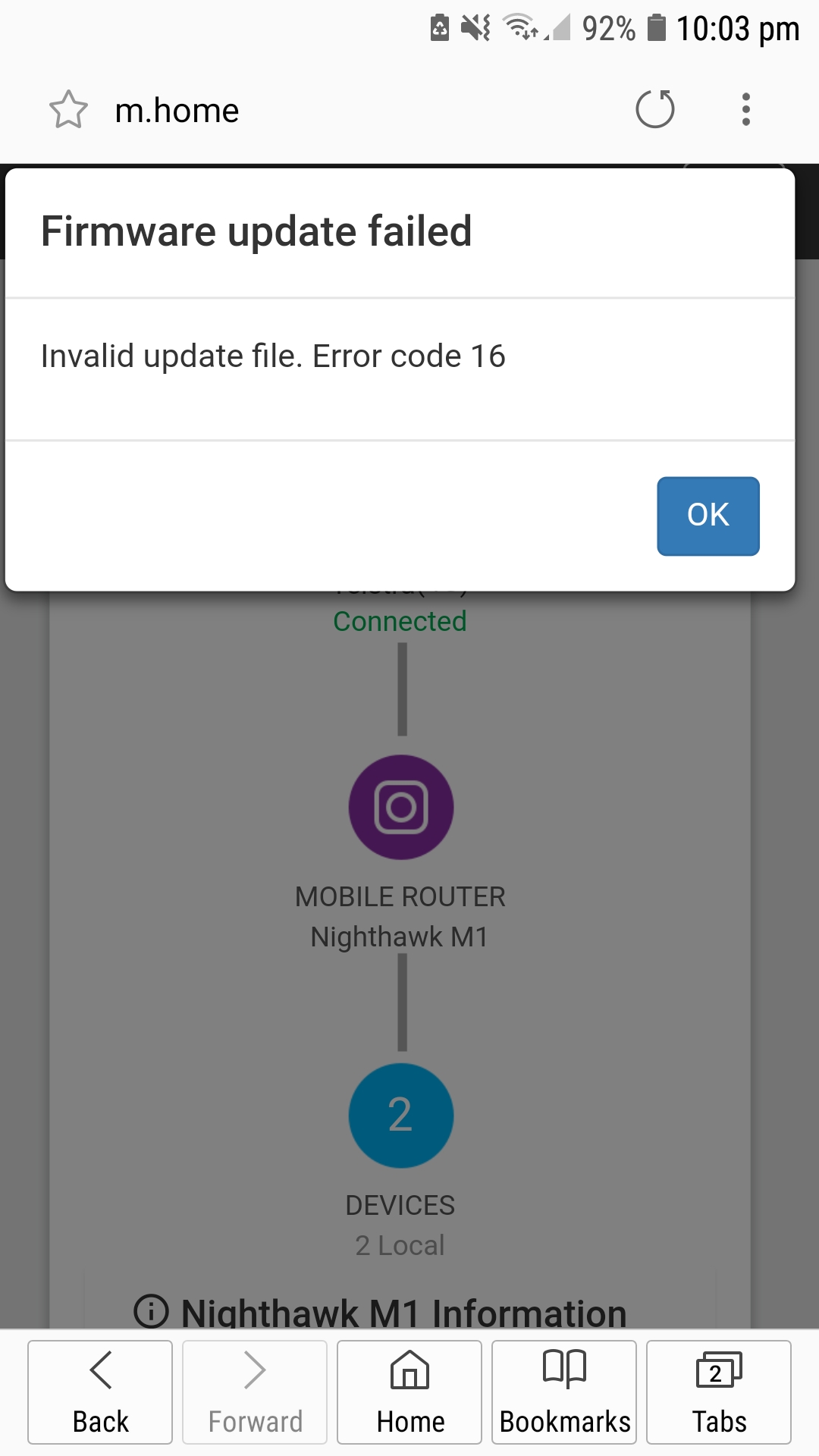 Nighthawk Mr1100 From Telstra Firmware Invalid Up Netgear Communities