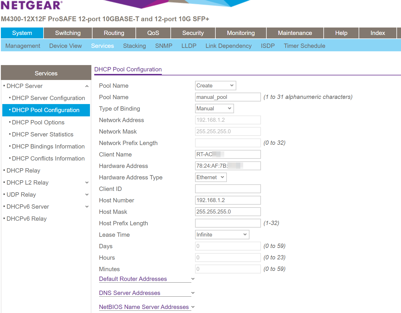 How to add multiple clients with fixed IP address NETGEAR Communities