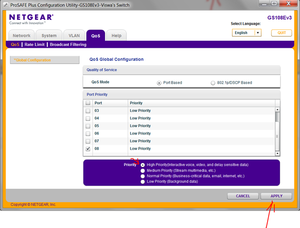 Bug In The Web Site Of The Switch Gs105ev2 Netgear Communities