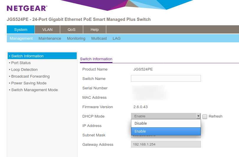 Solved Vlan Membership Unable To Tag Untag Port Member Netgear Communities