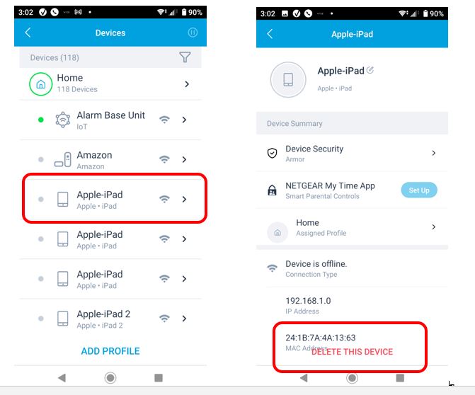 Delete device in Orbi App? NETGEAR Communities