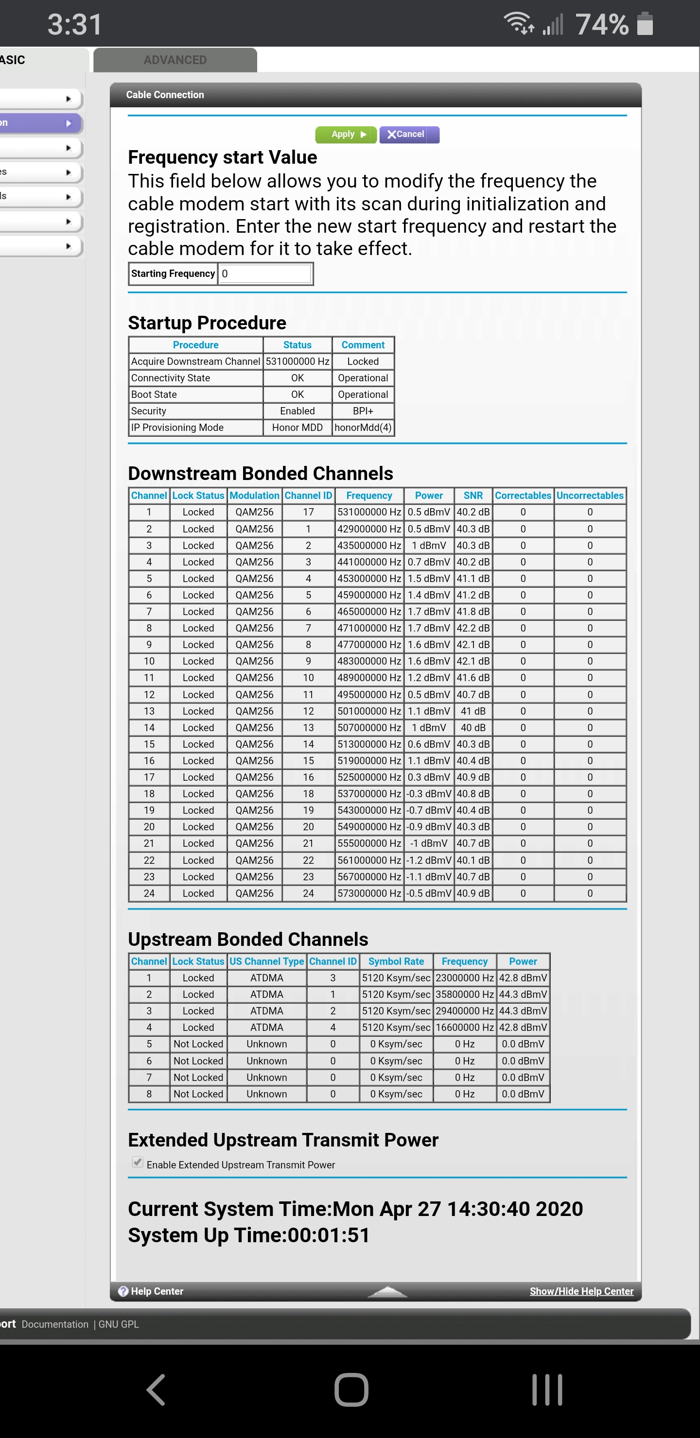 Blinking upstream light NETGEAR Communities