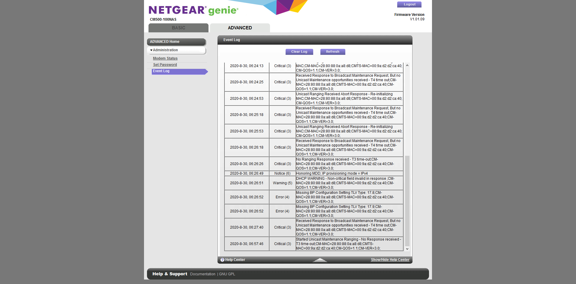 Cm500 Modem Downstream Light Blinking Green Have I Netgear Communities