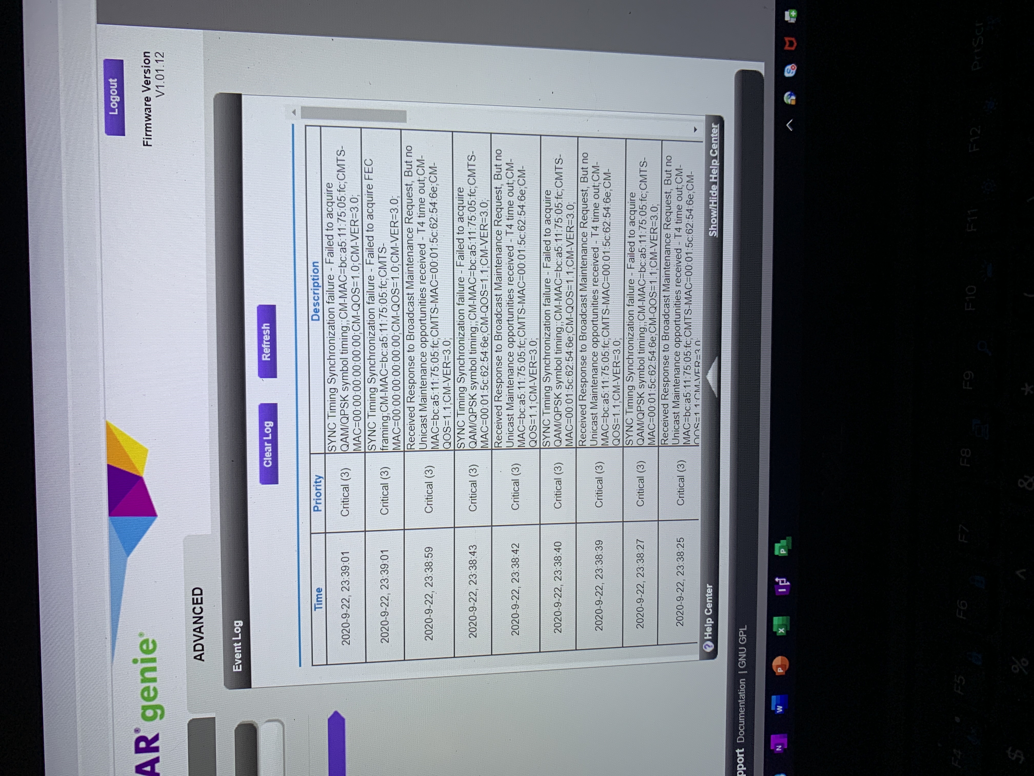 Cm500 Downstream Light Blinking Reset Not Work Netgear Communities