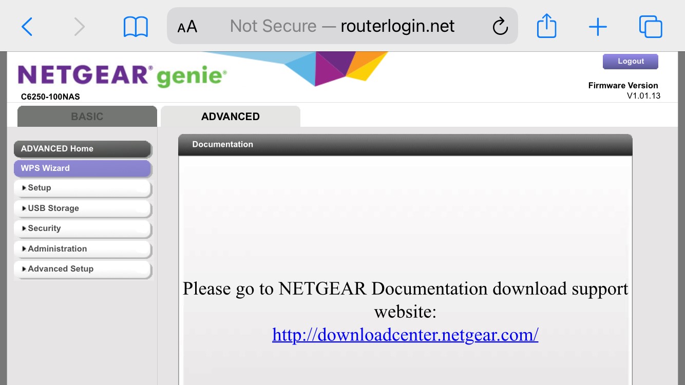netgear genie firmware update