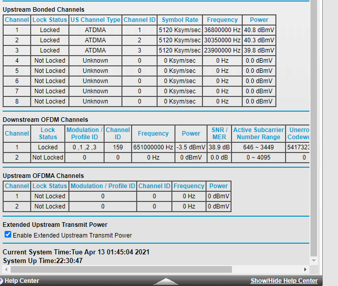 CM1200 Dropping connection intermittently SYNC T... NETGEAR Communities