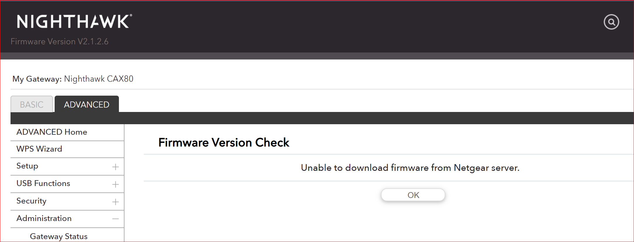 Solved CAX80 Updated to Firmware 2.1.3.5 NETGEAR Communities