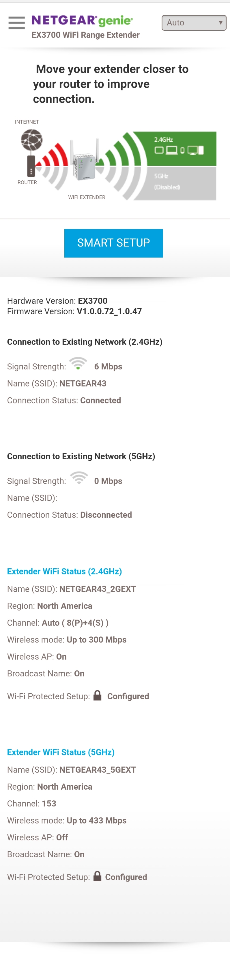 Ac750 Ex3700 Misleading Red Router Light And Sig Netgear Communities