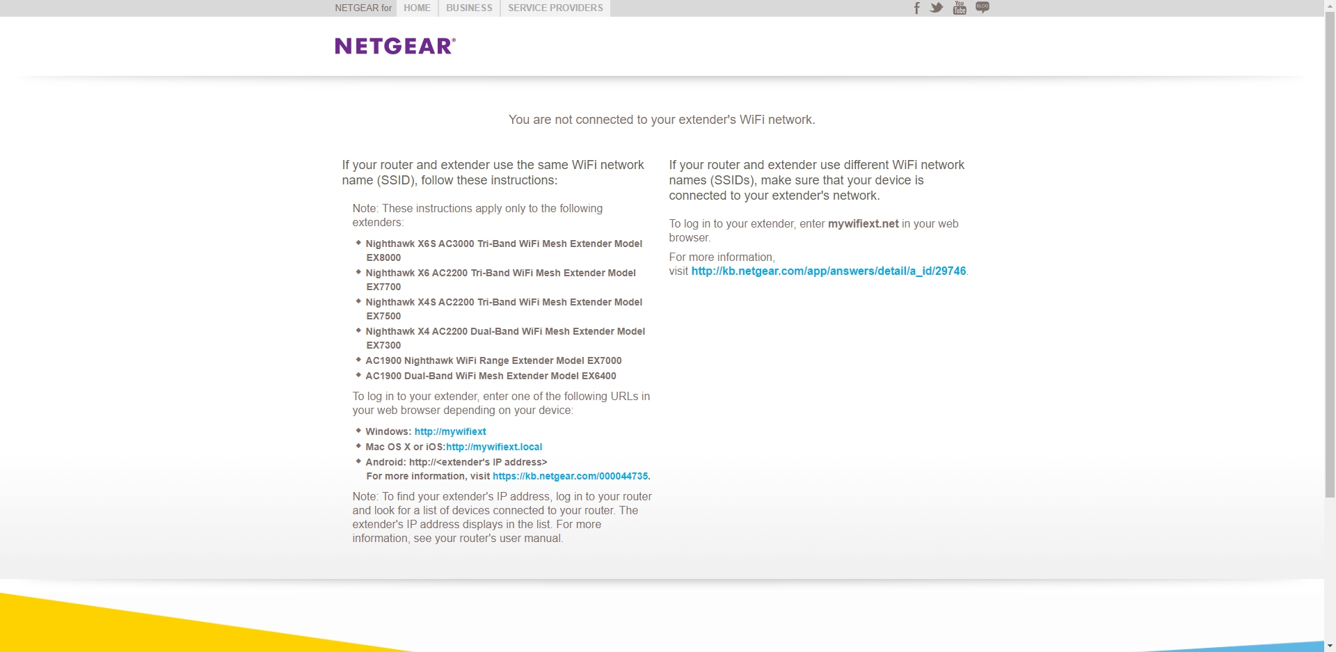 Unable To Connect To Mywifiext Net When I M Connec Netgear Communities