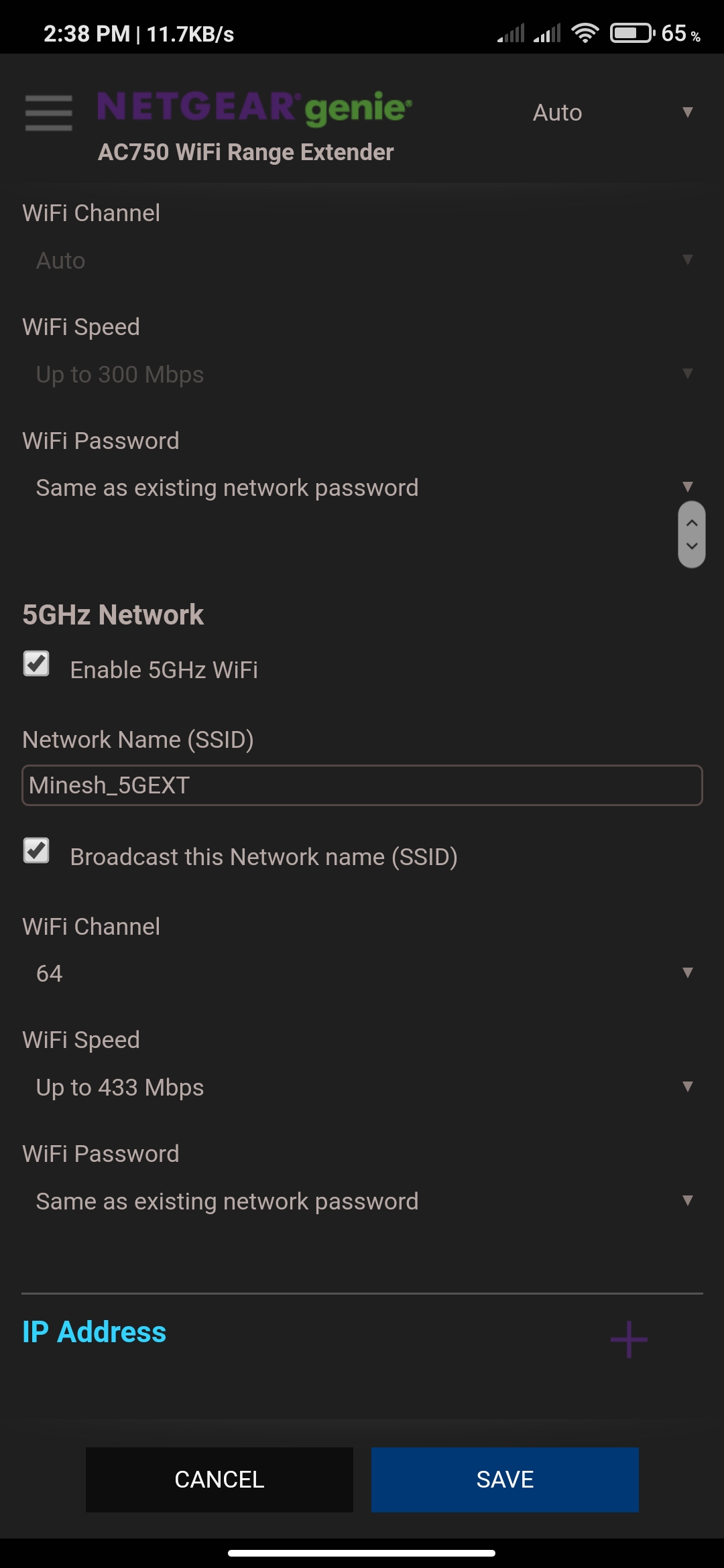 My extender not showing 5ghz even if 5ghz signal b... NETGEAR Communities