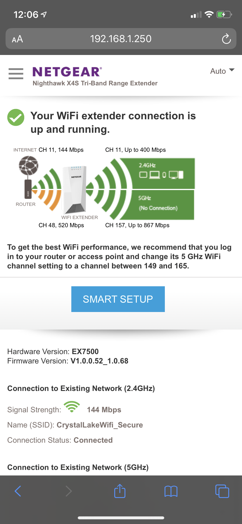 EX7500 no connection even though I’m conn... NETGEAR Communities