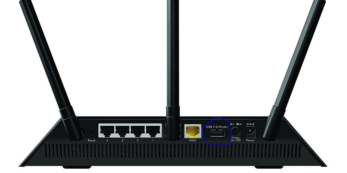 router with usb port for printer