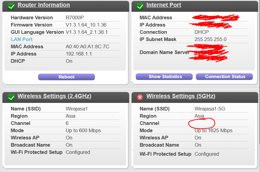 Netgear R7000p Channel Empty Netgear Communities