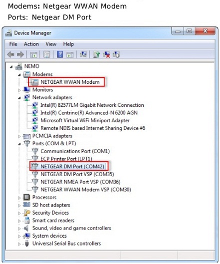 Solved: How to enable "Netgear WWAN modem" and "Netgear DM... - NETGEAR  Communities