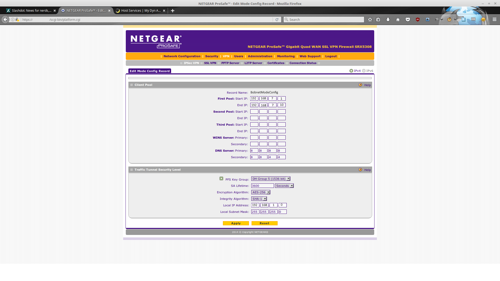 NetGear - Edit Mode Config Record page.png