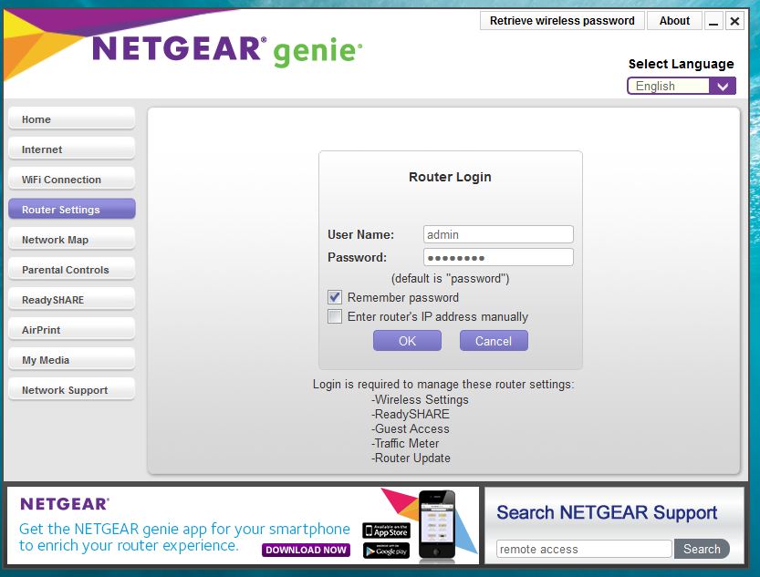 Solved: Netgear Genie App for Android - Login Remote acces... - NETGEAR  Communities