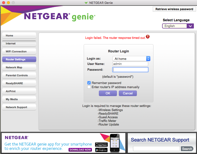 NETGEAR Genie is not connecting to router - NETGEAR Communities