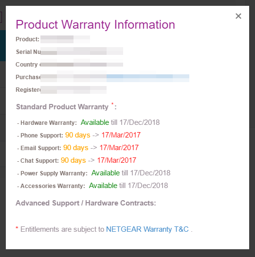myNetgear Product Warranty Information - no Replace my defective unit.PNG