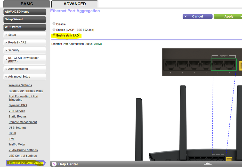 Solved: Re: Has anyone got the link agregation to work on ... - NETGEAR  Communities