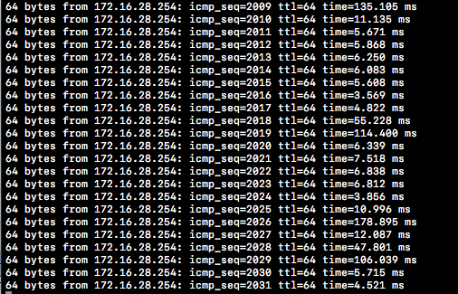 Wildly varying ping times to internal gateway (Firewall in front of RBR50)