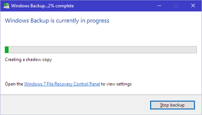 Windows Backup error: "The mounted backup volume i... - NETGEAR Communities