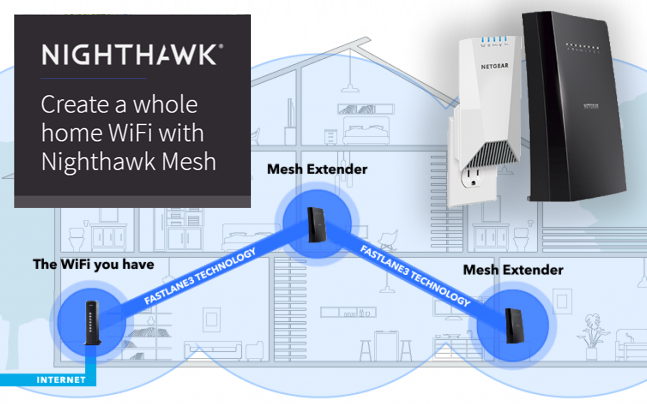 Nighthawk Mesh WiFi Extenders - Extend your WiFi w - NETGEAR