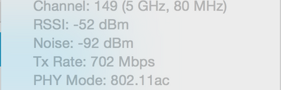 Mac Wi-Fi signal stats
