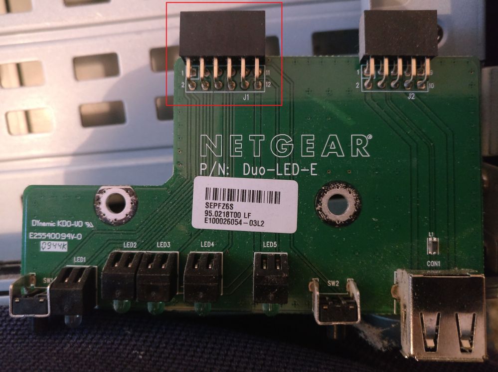 Solved: ReadyNAS Duo v2 - Hardware pins do what? - NETGEAR Communities