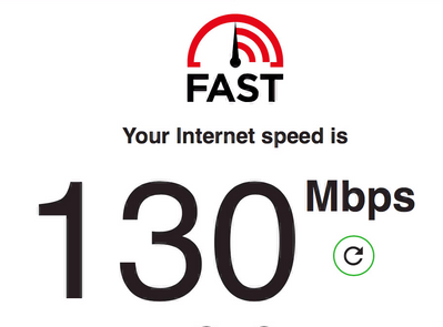 Netflix speed test using ethernet cable.png