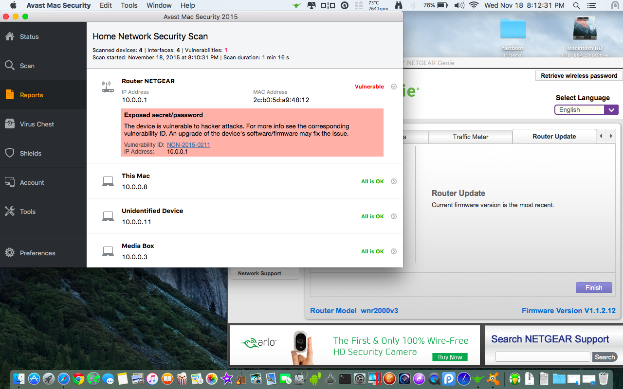 Latest avast antivirus Mac network security scan
