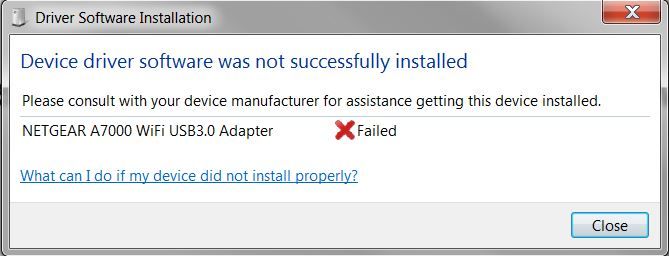 Netgear-USB-Driver software was not successfully installed.JPG