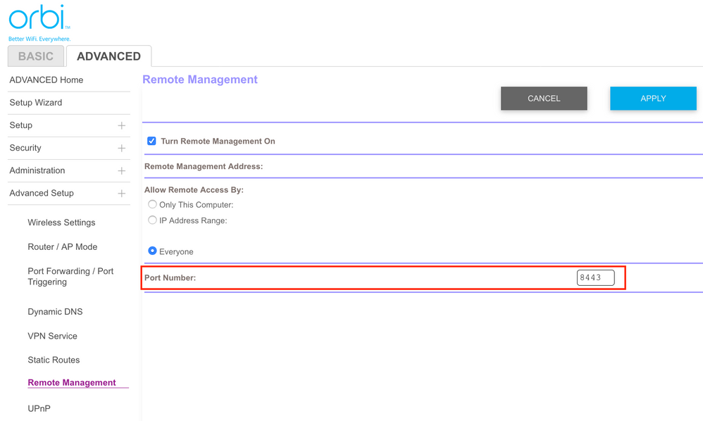I would like to force the Remote Management addres... - NETGEAR Communities