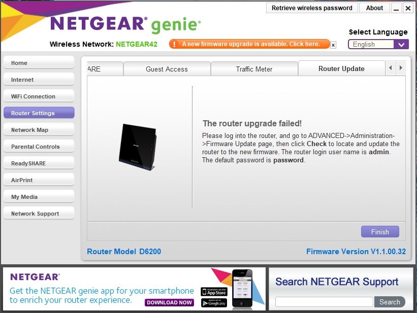 Netgear Genie upgrade failed 190205.jpg