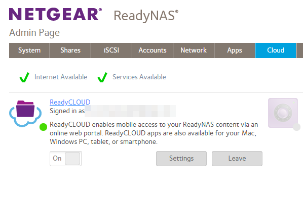 ReadyNAS ReadyCloud signed in.PNG