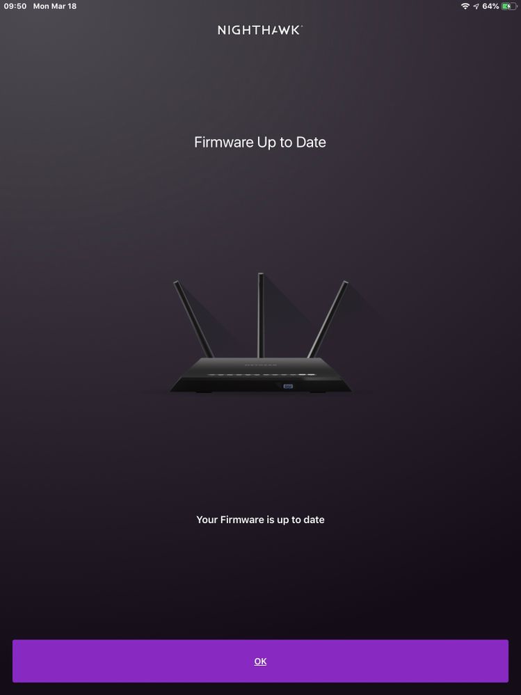 Solved: Firmware update from APP is "working" but it doesn... - NETGEAR  Communities