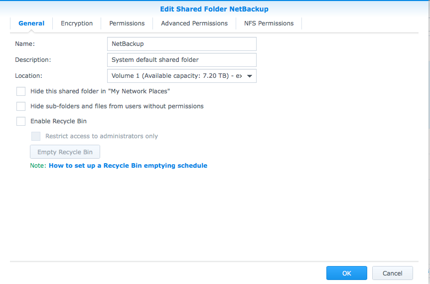 NetBackup Folder Share - General.png