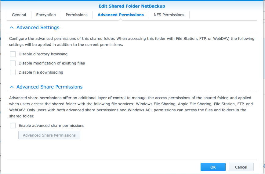 NetBackup Folder Share - Advanced Permissions.png