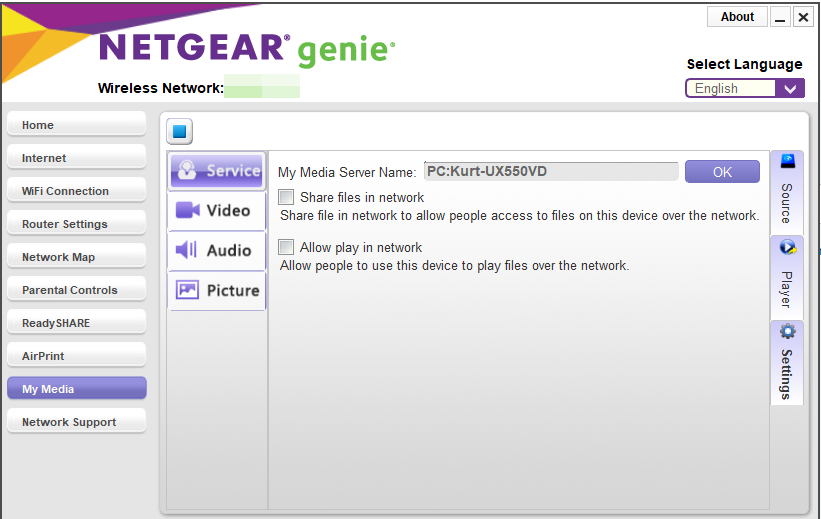 Netger Genie - My Media.PNG