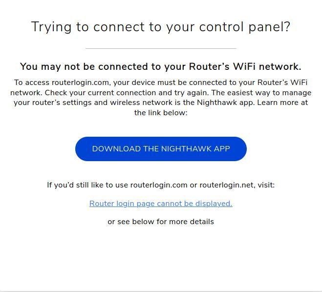 r6400v2 can't access router after factory reset - NETGEAR Communities