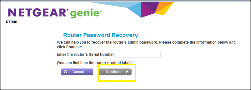 Solved: Can not login to netgear R7000 router after factor... - NETGEAR  Communities