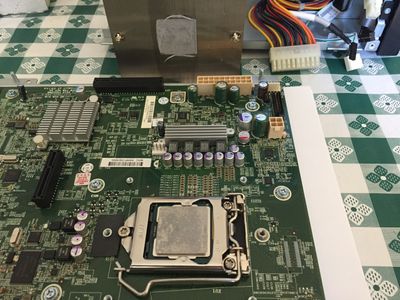 Motherboard with Heatsink Removed