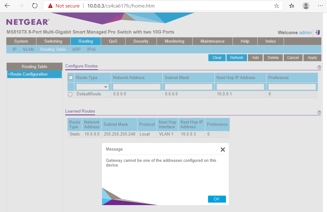 MS510TX trick to getting routing to work correctly | NETGEAR Communities