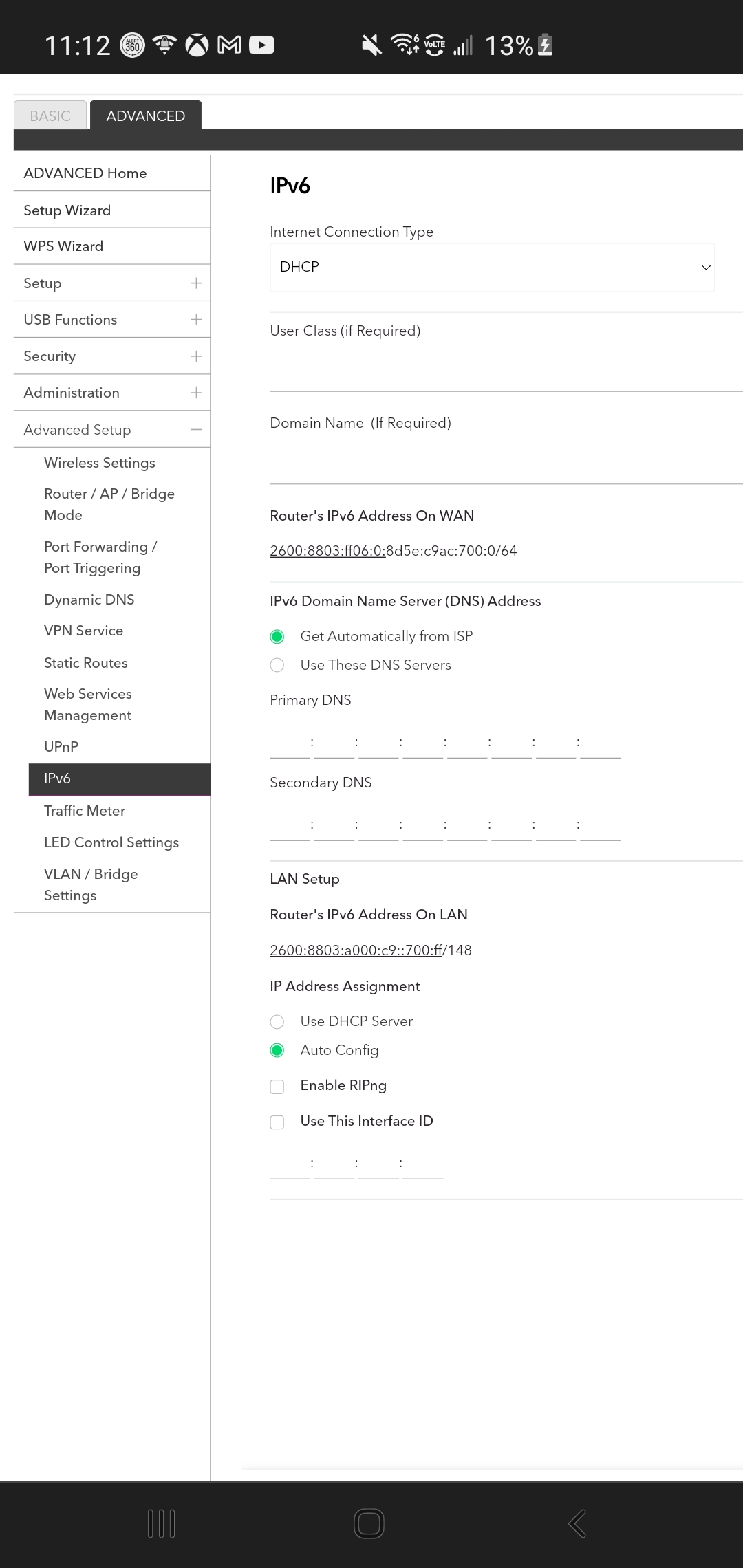 Rax48 router-xbox cant connect ipv6 | NETGEAR Communities