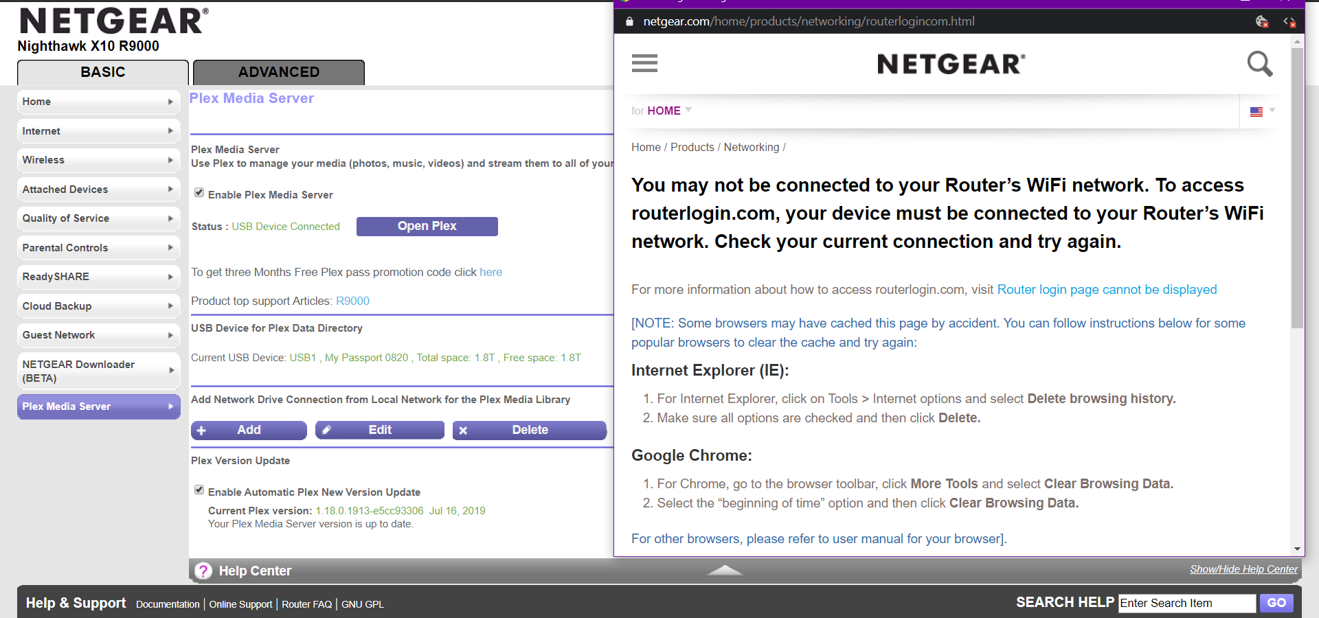 Plex broken on R9000 | NETGEAR Communities