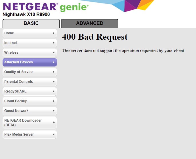 Netgear R8900 R8900 - Ever since last firmware, can't rename devices in connected ...