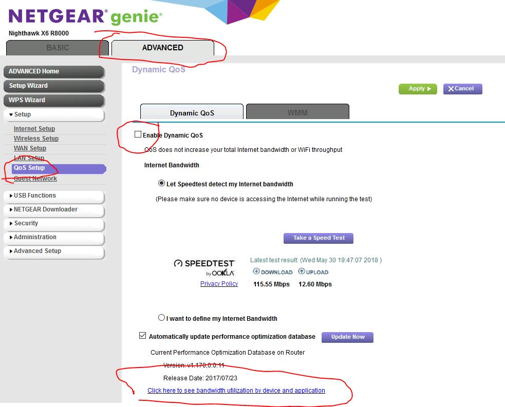 Nighthawk R7000 Throttling Bandwidth | NETGEAR Communities