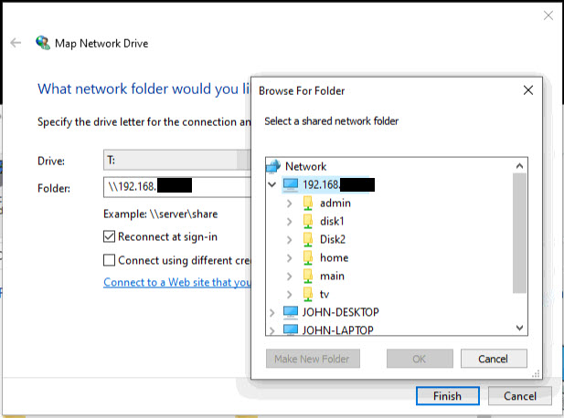 Map drive not showing up | NETGEAR Communities