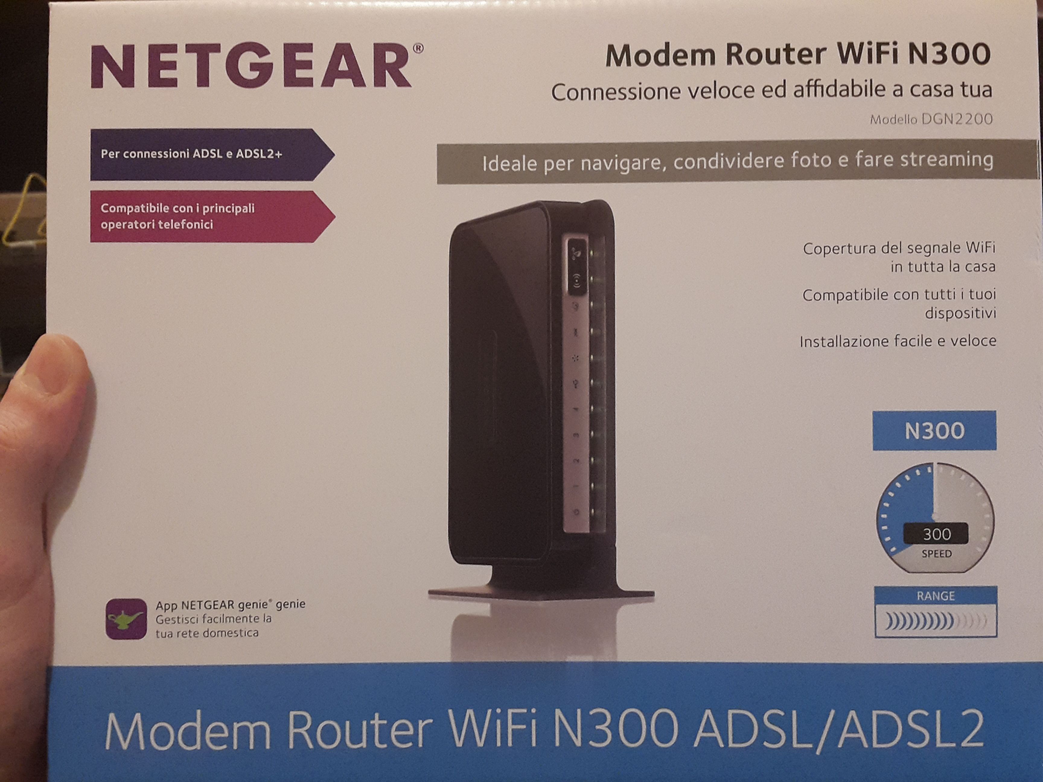 Problema configurazione Modem Router DGN2200 v4 | NETGEAR Communities